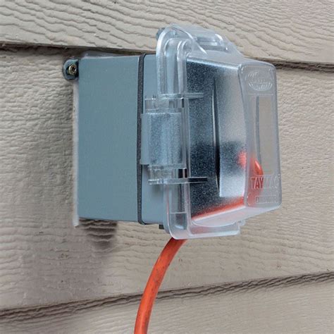 box for outdoor electrical outlet|outside electrical receptacles box.